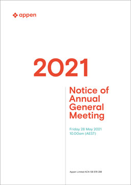 2021 Notice of Annual General Meeting